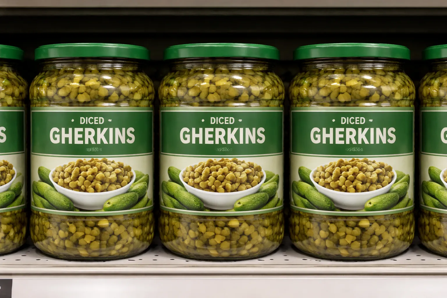 Diced Gherkins — AthiTerra